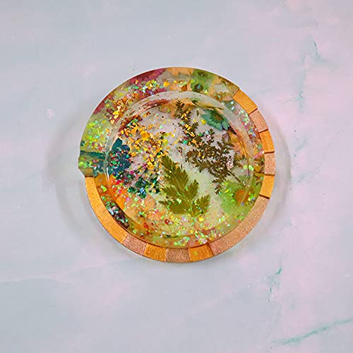 Homesen produtos de bricolage DIY Ashtray Resin Mold Silicone Casting Molds DIY Crystal Epoxy Ashtra