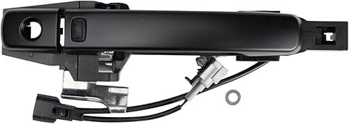 Miniatura 444 de TRQ Manija de la puerta exterior trasera izquierda del lado del conductor negra compatible con Honda Civic 2001-2005