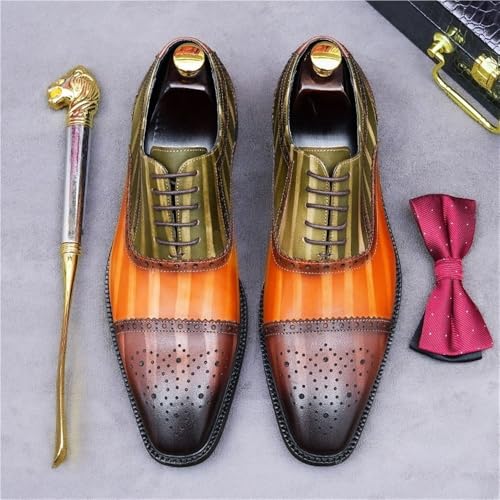 Comfortable Men’s Oxford Lace Up Shoes in Premium Leather Perfect for Business and Office Use2