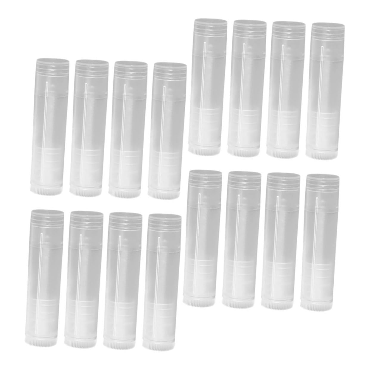 Tubi Vuoti per Balsamo Labbra Pp Design Compatto, 100 Pezzi
