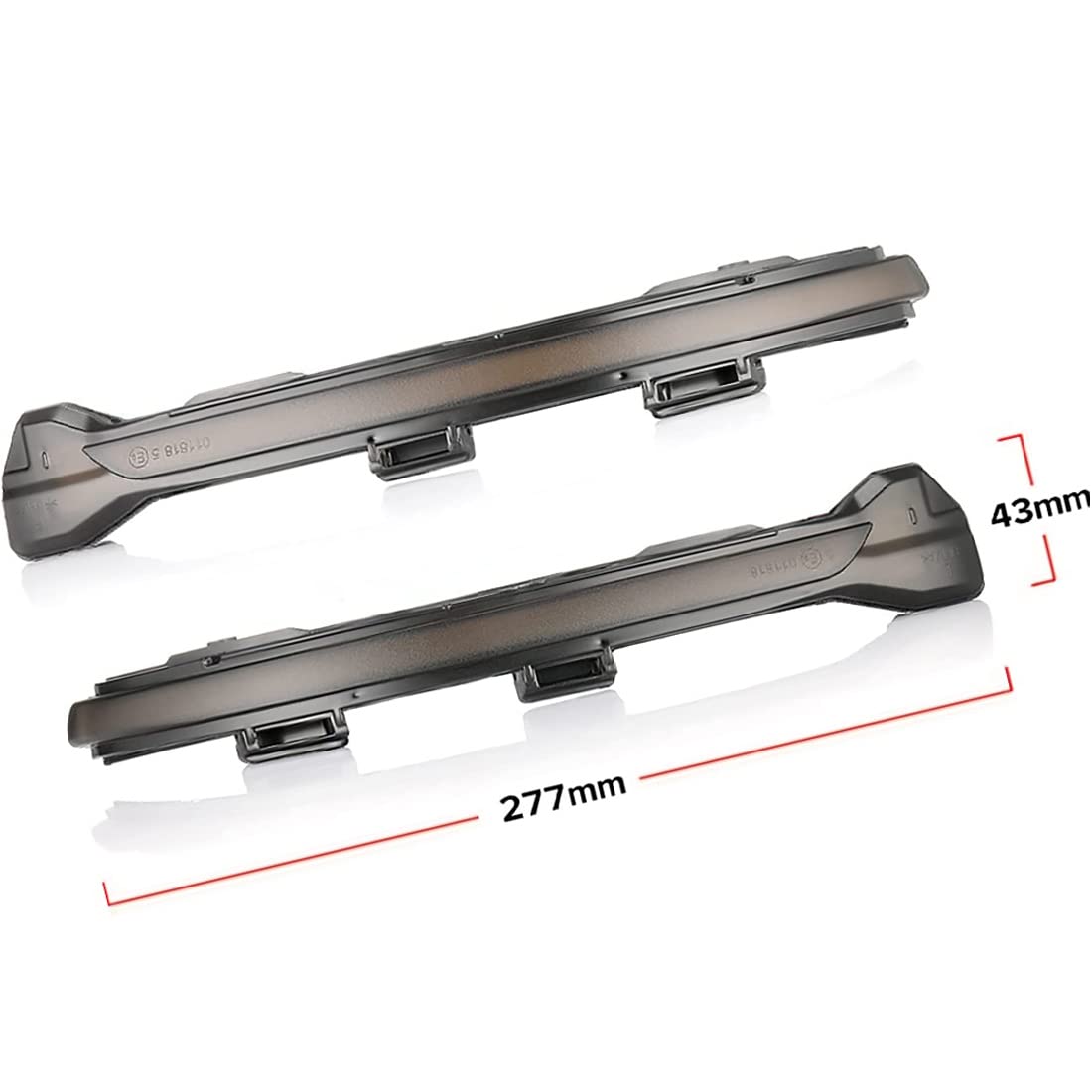 Dynamiczny kierunkowskaz Lusterko wsteczne Przydymione soczewki W??cz kierunkowskaz ?wiat?o LED Turn Singal Migacz Kompatybilny z VW Golf MK7 7 7.5 GTI R GTD 2012-2020