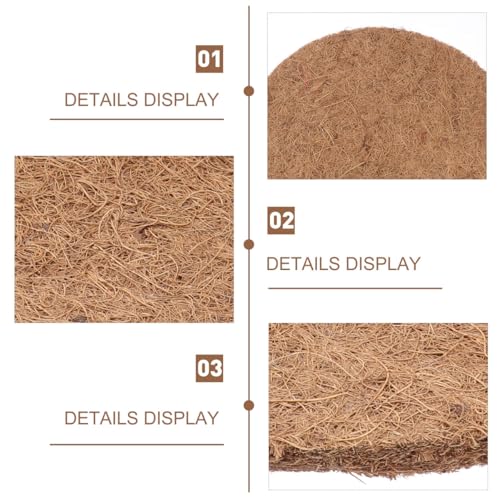 Image of POPETPOP 10 Pcs Bird Nesting Pads: Breathable Natural Coconut Fiber Pigeon Nest Mats - Warm Comfortable Bird Eggs Mat for Parakeet Hatching - Pigeon Breeding Accessories