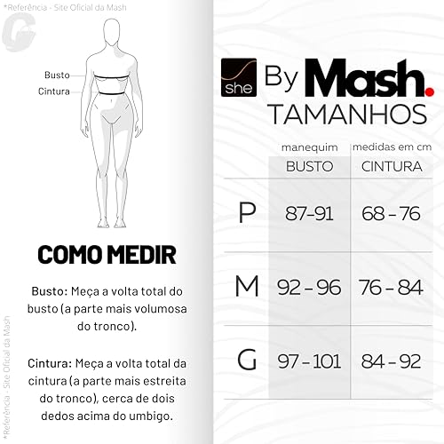 She By Mash Top Esportivo Academia Microfibra de Poliamida Sem Costura Alta Sustenção, Berinjela, G