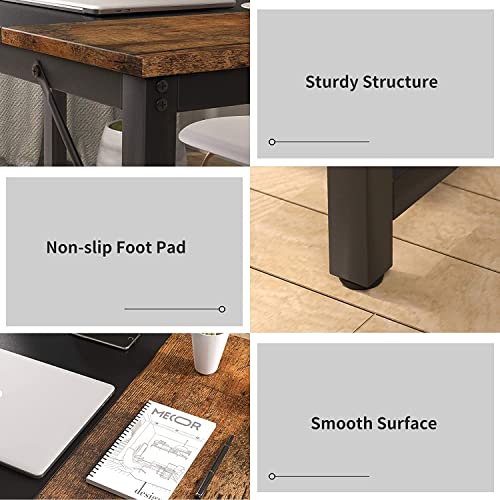 Wenyuyu Computer Desk 47" Sturdy Writing Table For Home Office, Modern Simple Style Pc Desk, Pc Laptop Sturdy Table Workstation (Black) #TOP3