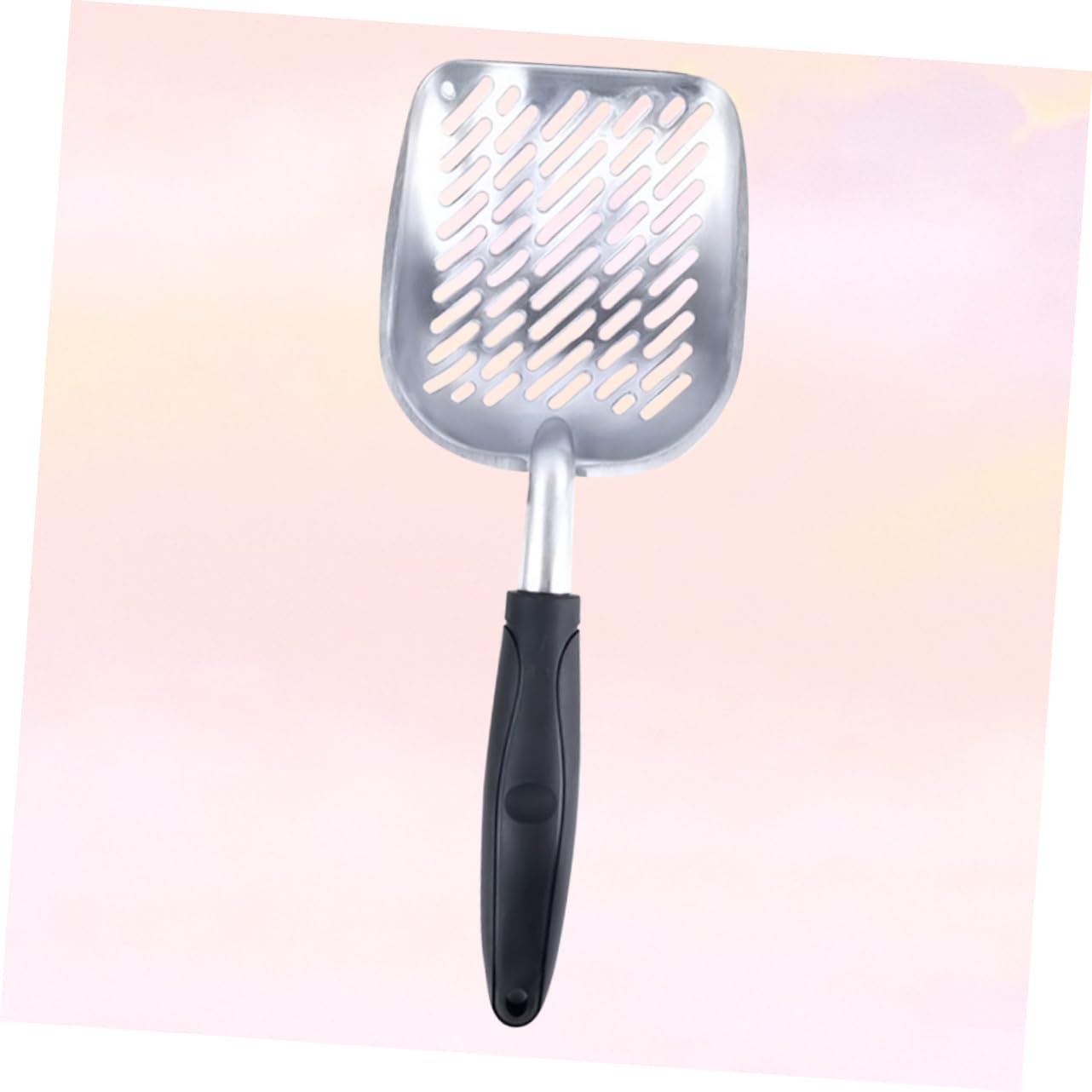 Yardwe 2pezzi Metal Cat Litter Shovel Scopino per Lettiera Resistente e Facile per Lettiera Colore