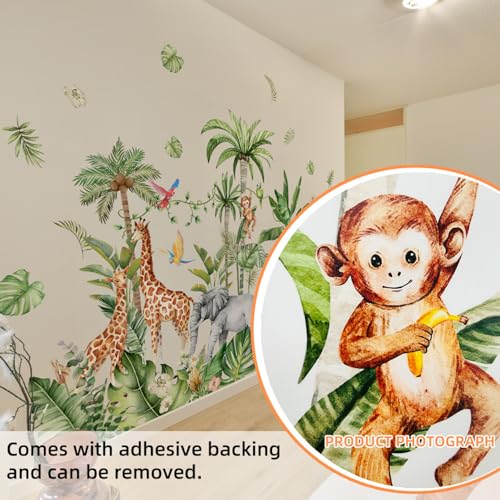 Vinilos decorativos adhesivos de animales adorables miniatura 4