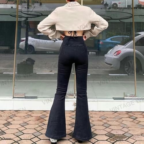 Effet ventre plat avec le jean bootcut amincissant taille haute - 5