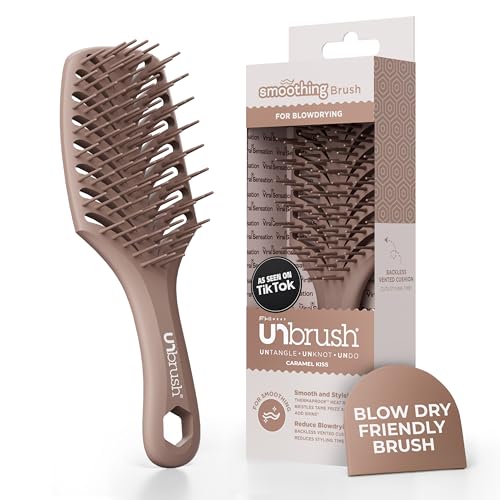 Image of FHI Heat UNbrush Smooth Collection Heat Resistant Detangling Smoothing Brush for Pain-Free Brushing on All Hair Types