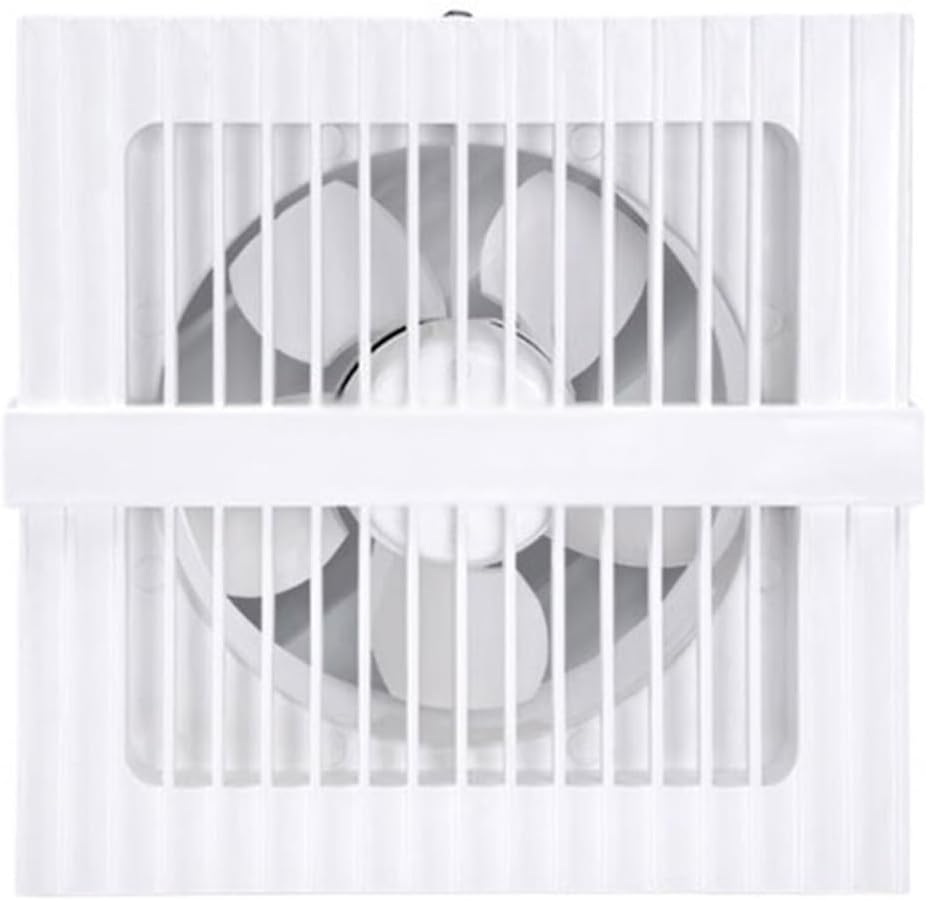Exhaust Fan 4″/8″ Bathroom Window Exhaust Fan Glass Ventilation Fan Home Wall Exhaust Fan, 10W/16.5W Floor Fan(4inch)