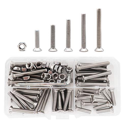 Vis à métaux cruciformes M5 inox 304 pour installer et réparer vos meubles de jardin