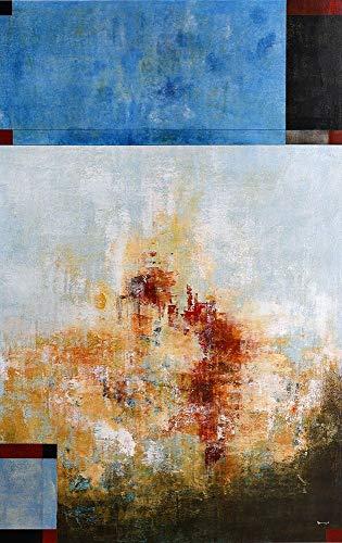 Affiche sur toile encadrée Phase 5 pour habiller un grand mur vide