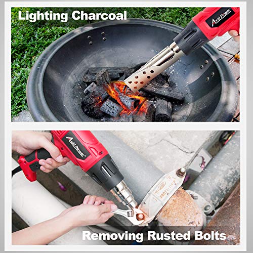 Avid Power Heat Gun, 1800W Heat Gun For Crafts, Shrink Tubing And Vinyl Wrap, Hot Air Gun With 2-Temp Settings (716℉/1205℉) And 5 Pcs Nozzle Attachments #TOP6