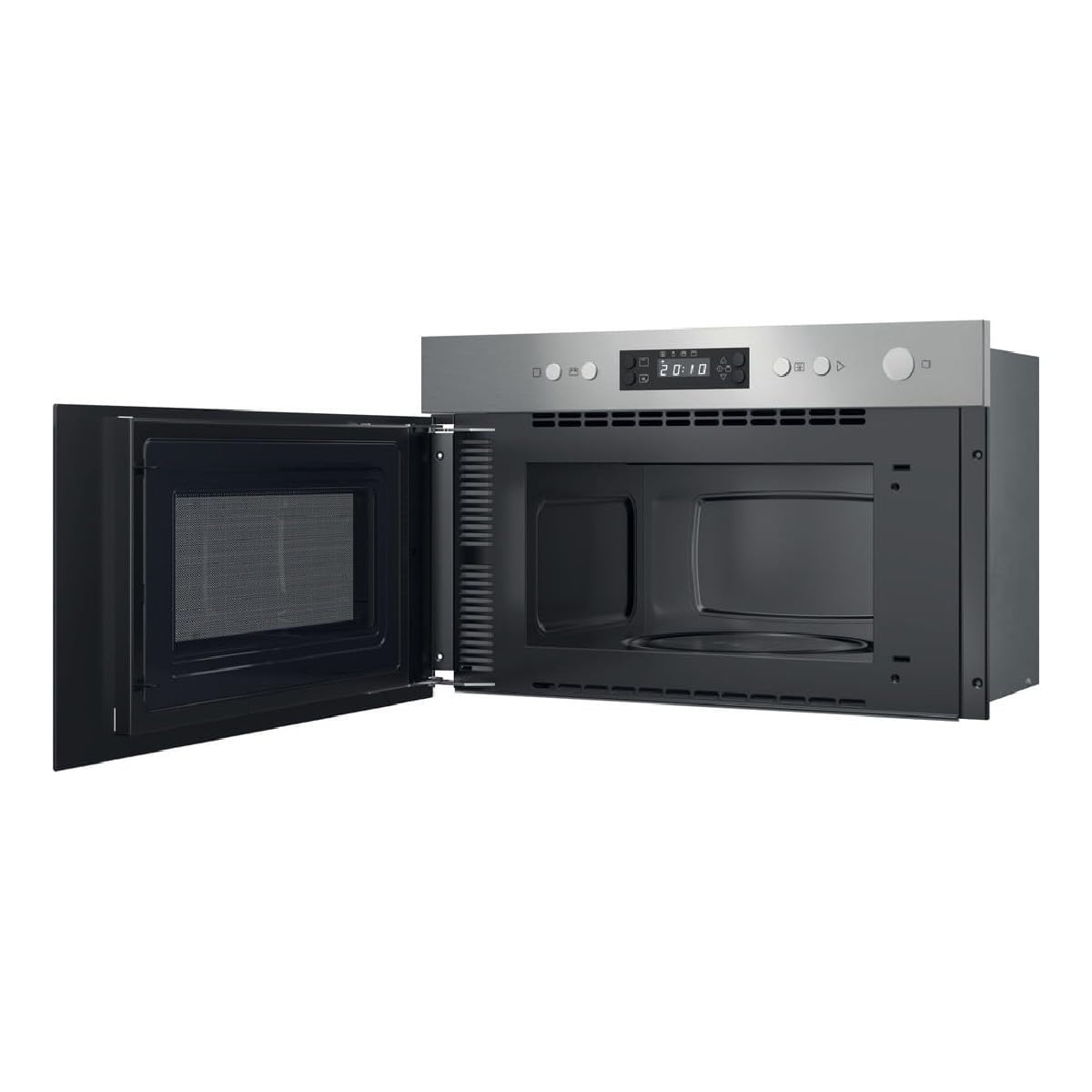 IMK12X Kuchenka mikrofalowa kombinowana, 22 l, podtynkowa, 750 W, czarny/stal nierdzewna