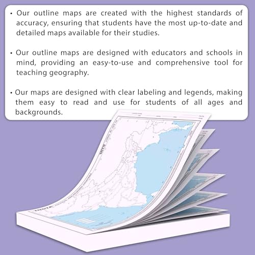 Image of BIG - 100 INDIA POLITICAL OUTLINE MAP FOR SCHOOL and BIG - 100 INDIA PHYSICAL OUTLINE MAP FOR SCHOOL | Combo of 2