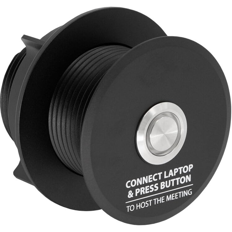 BACKLIT SWITCH BUTTON WITH HARDWARE FOR TABLE MOUNTING
