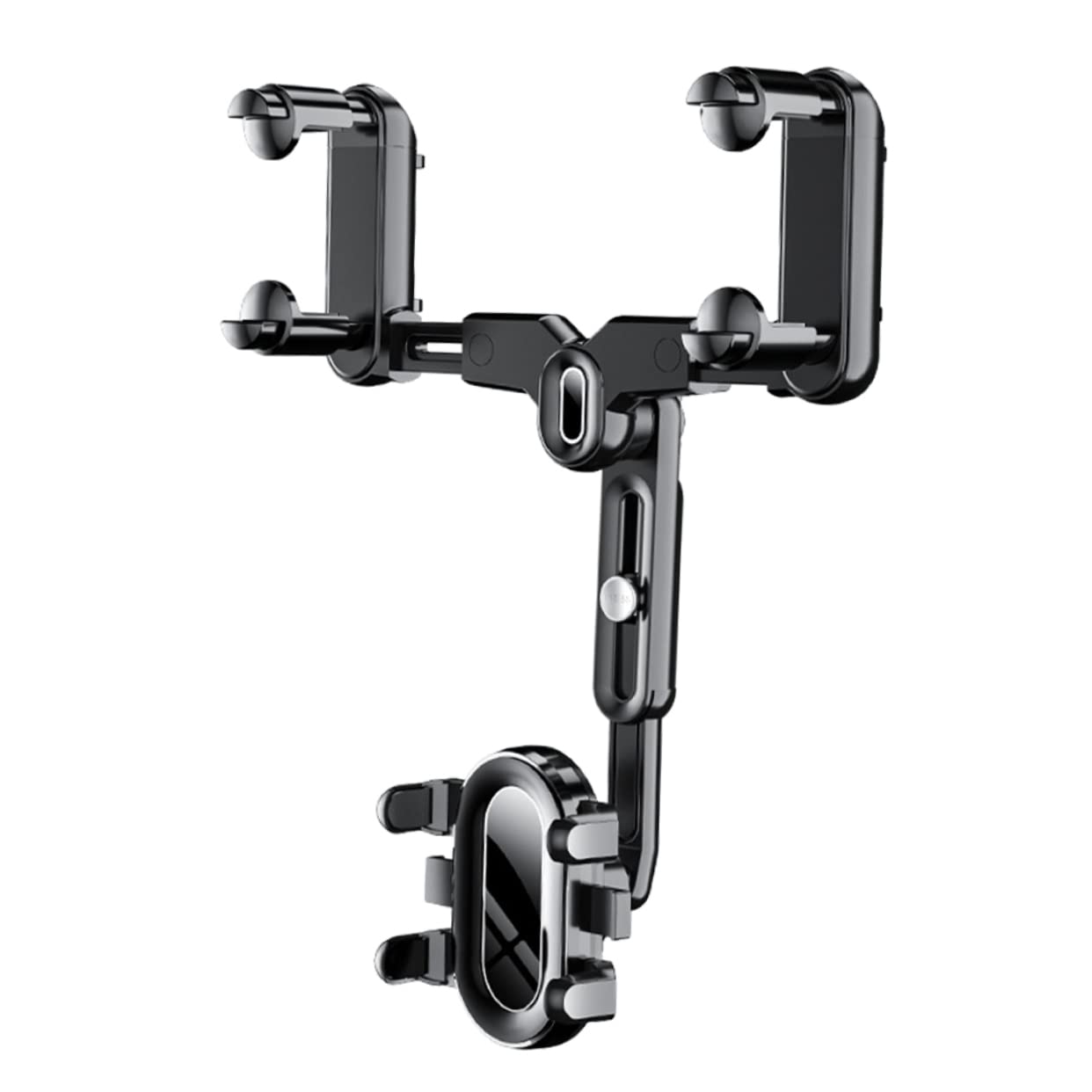 AXUEQIN-Accessories rotatable and Retractable car Phone Holder Nano Polyurethane rotatable Rearview Mirror Phone Holder for car Cellphone Stand