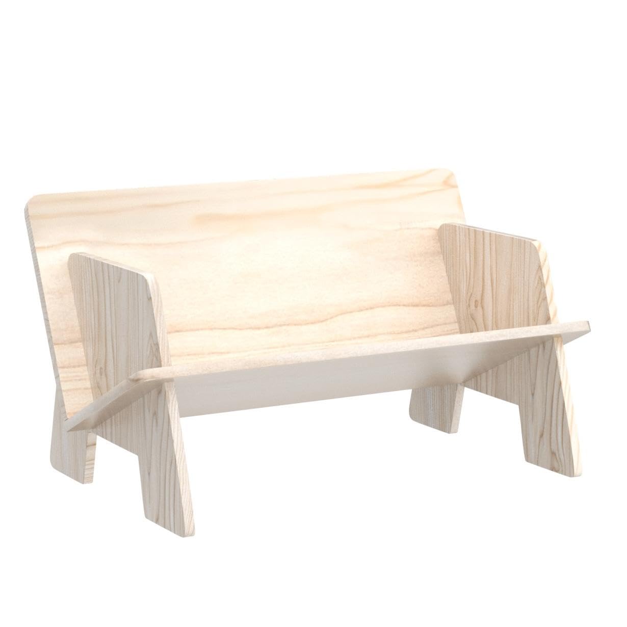 Estantería de madera para sala de estar/hogar/oficina, estante organizador de libros de escritorio, estante de almacenamiento para CD/revista/libros (estilo V) 4