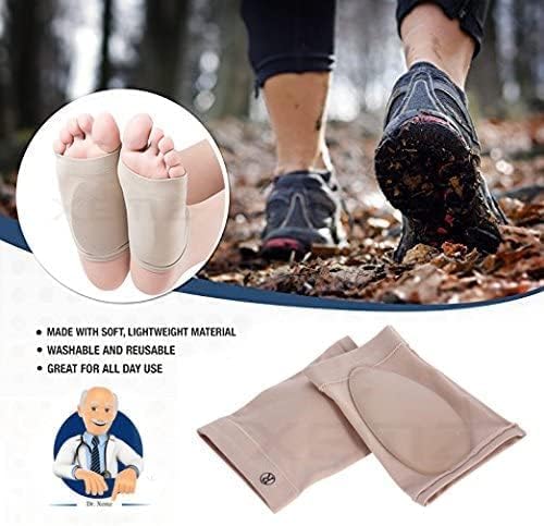 Miniatura 2 de Funda de soporte de arco de gel de silicona, plantilla de cojines cómodos, ortopédicos para masaje de pies planos para fascitis plantar, alivio del