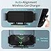 Wireless Car Charger Mount, 15W Dual Coil Rotatable Car Phone Holder Wireless Charger for Samsung Galaxy Z Fold 7/6/5/4/3/2, Z Flip, S25/S24/S23/S22 Series and iPhone, Car Charger Included