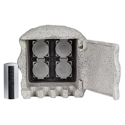 Preisvergleich Produktbild Heitronic Energieverteiler PIEDRA 4-fachmit Funkfernbedienung