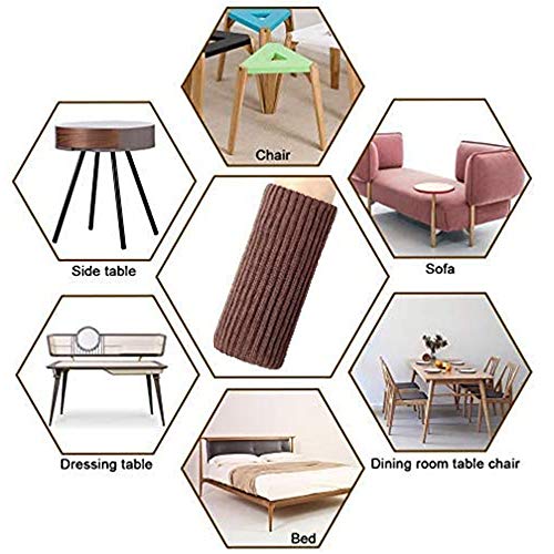 24 Pezzi Calze per Sedia,Calzini per Mobili