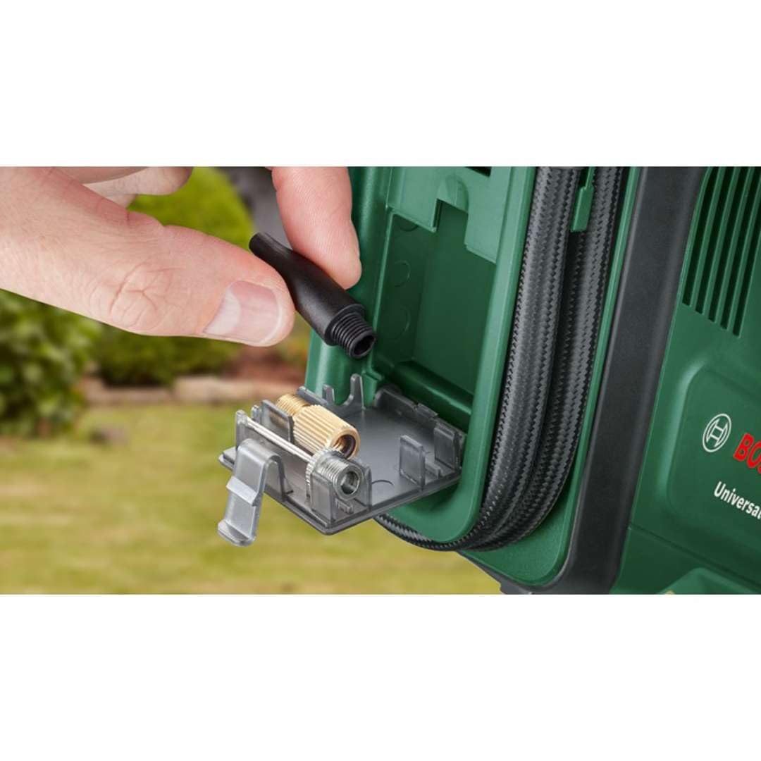 Bosch bomba de aire y compresor de aire eléctrico UniversalPump 18V (sin batería, sistema de 18 voltios, para neumáticos de coche, motocicleta y bicicleta, 150 PSI, 10,3 bar, en caja)