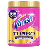Vanish Turbo Stain Remover Powder, 850g, Boosted Oxi Action for Quick Wash, Removes Stains, Safe on Colours & White