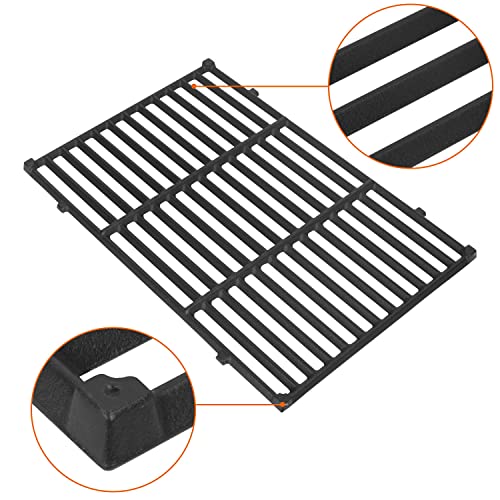 7638 Cast Iron Grill Grates For Weber Spirit 300/Spirit Ii 300 Series, Replacement Parts For Weber Spirit E/S-310 320 330, Spirit Ii E/S-310, Spirit 700, Genesis Silver Gold Platinum B/C Gas Grills … #TOP1