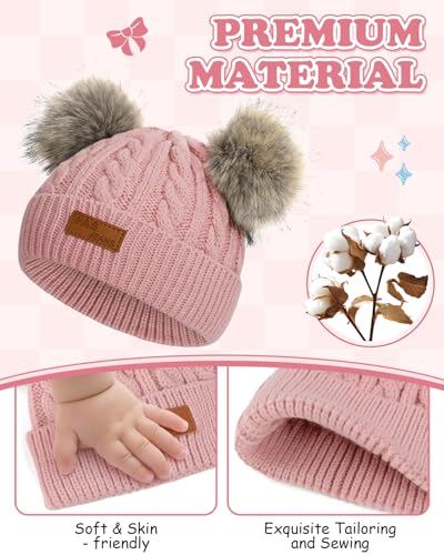 Image of Century Star Kid's Soft Slouchy Beanie Hat Toddlers Winter Cute Cuff Baggy Hip-hop Hat Boys Girls Youth Knit Skull Cap