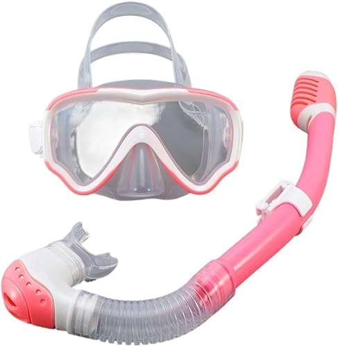 Miniatura 6 de Snorkeling Gear Máscara De Buceo para Niños, Juego De Gafas De Natación, Vidrio Templado, Vista Panorámica, Antifugas, Antivaho, Entrenamiento, Top
