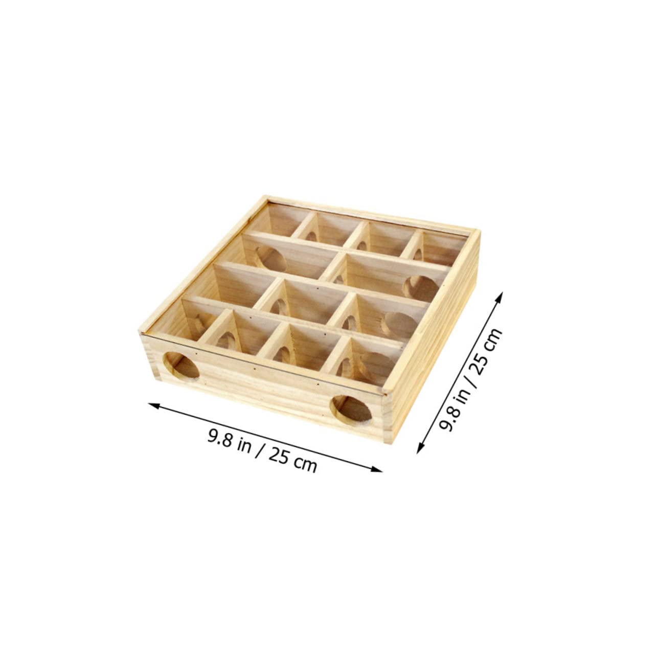 ibasenice Holz Labyrinthspielzeug für Hamster und Ratten, Mehr Stück