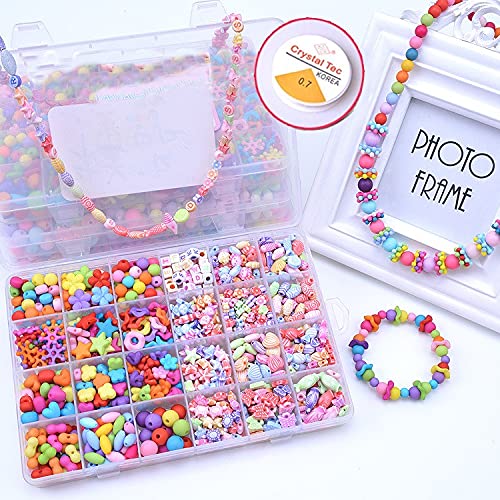 SYGA Beads for Kids Crafts Children's Jewellery Making Set Kit DIY