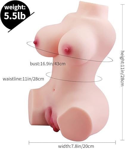 Miniatura 3 de Masturbador masculino realista de 5.7 libras, muñeca sexual masculina de bolsillo, muñeca de amor con tetas vagina anal, juguete para adultos para