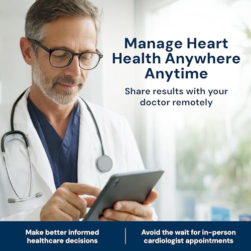 KardiaMobile 1-Kanal-EKG-Herzfrequenzmesser – EKG-Aufzeichnung zu Hause – Erkennt...