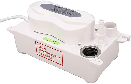 Miniatura 8 de Pssopp Bomba de condensado, 0.6L Agua 100L H Rate 5W Motor 22dB de bajo ruido, con operación automática y función de parada, para fabricantes de