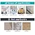 24 Pcs Peel and Stick Tile Backsplash Self-Adhesive Tile Sticker Vinyl Wall Stickers for Kitchen, Bathroom, Fireplace, Cupboard Decoration,HZ-43,6x6inch