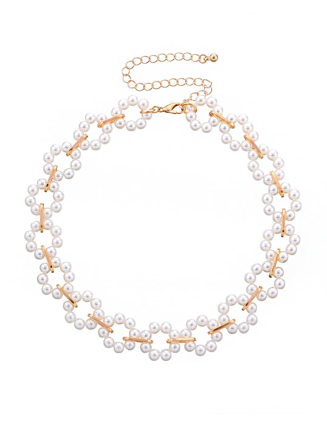 Yellow Chimes Necklace for Women Multilayer Chain Link Designed Necklace for Women and Girls (Style 3) (B0B5LJGV2N) Amazon Price History, Amazon Price Tracker