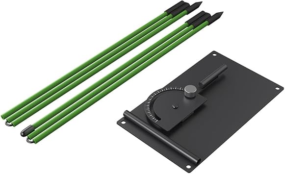 For Golf Training Aid Adjustable Alignment Stick Holder for Putting, Swing Trainer Accessories for Golf Backyard Practice