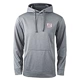 dunbrooke NFL New York Giants Champion Tech Fleece Hoodie, X-Large, Heather Grey
