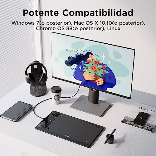 Teclados De Computadora, Personal Computer tableta wacom Marca UGEE (3)