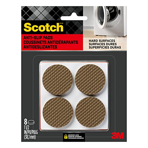 Scotch Sp940 051141598079 Gripping Pads, 1.5", Brown, 8 Count #TOP5