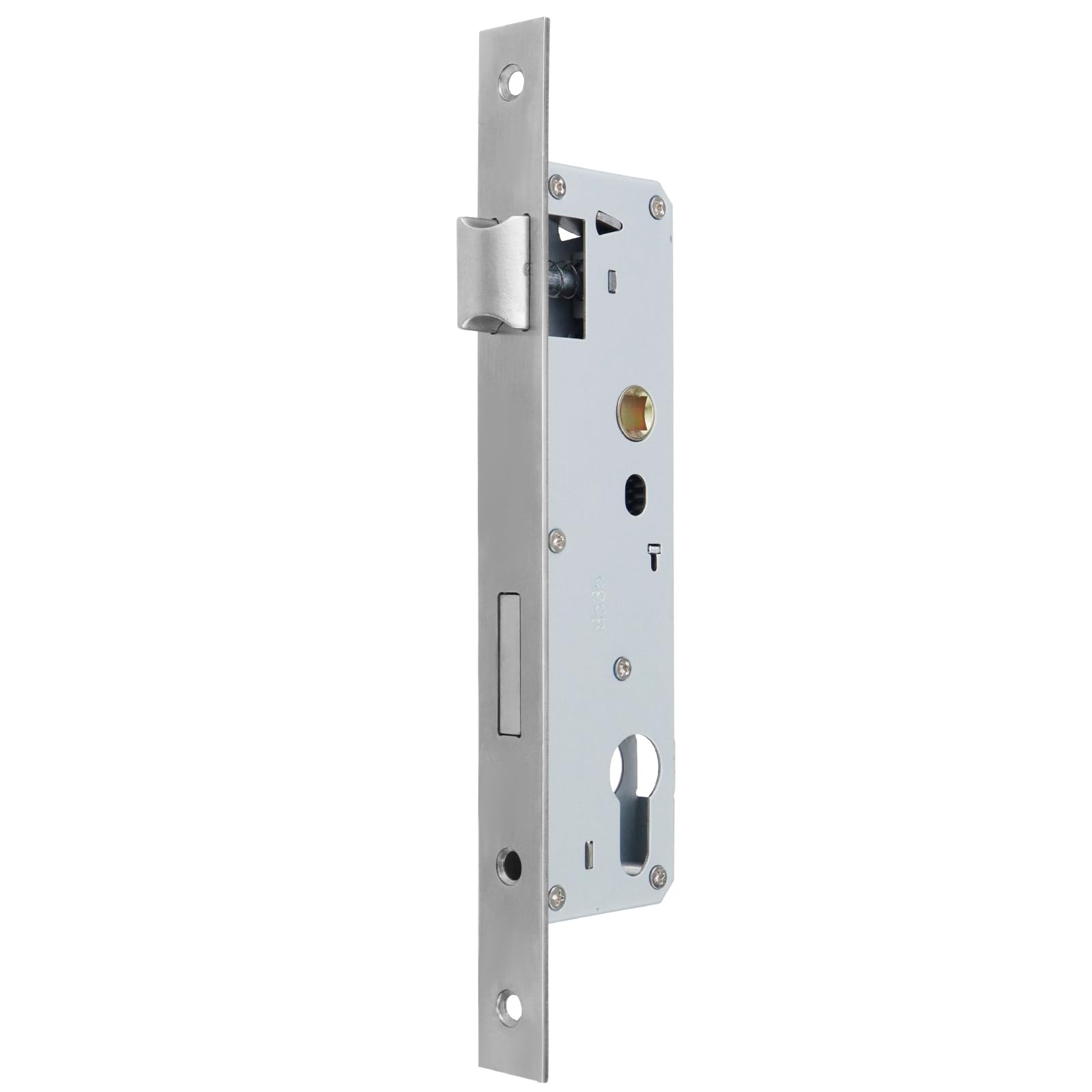 Wealrit 9-7/16" Mortise Lock for Glass Doors Sliding Patio Door Linkage Lock Replacement(Mortise 1.37")