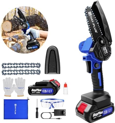 Mini Motosierra Bateria 4 Pulgadas,21V Motosi...