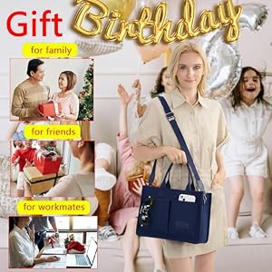 Canvas Tote Bag for WomenWomens Purse Handbags Totes Bags Crossbody Work Laptop Book Bag for Travel Nurse College Gift