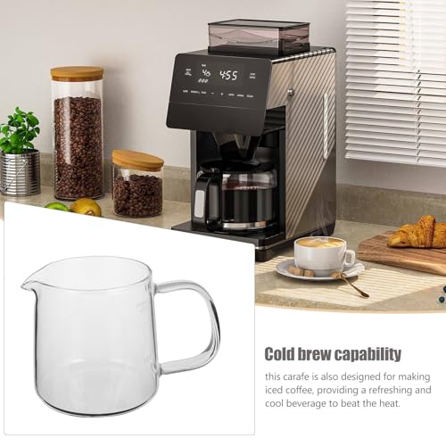 Jarra para café de vidrio borosilicato resistente al calor de 400ml Anneome 6