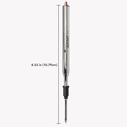 Miniatura 2 de Monteverde USA Soft - Recambios de bolígrafo para adaptarse a bolígrafos Lamy, tinta marrón, punta media, escritura suave y única, paquete de 2