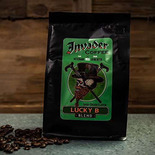 Invader Coffee Irish Cream Blend-Limited Edition Fair Trade Small Batch 100% Arabica Coffee Premium Artisan Coffee (Whole Bean) #TOP1