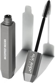 ALIX AVIEN Water Resistant Density Pigmented Volumizing Natural Curved Black Mascara - Waterproof Mascara