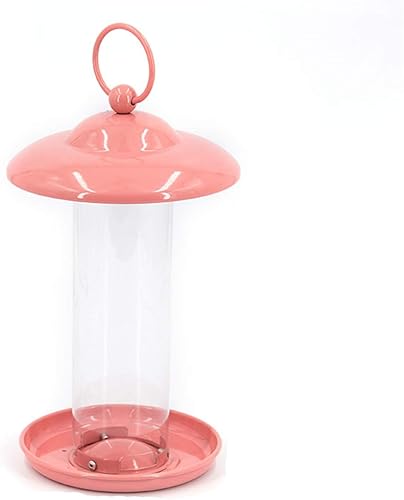 Comedero para pájaros Rainproof Metal Bird Feeder Balcony Villa Outdoor Hanging Feeder to Bird Lovers