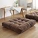 Poduszka podłogowa, Zestaw 2, Square Medytacja Poduszka do siedzenia na podłodze Solidna gruba poduszka do montażu Siedzibka do jogi Sofa Balkon Outdoor, 22x22 cal